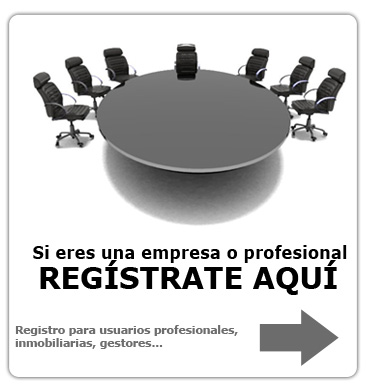 Regístrate aquí sieres una empresa o un usuario profesional